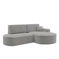 ECKSOFA Modena Pro - Komfort Und Stil stoff Arena Grau Rechts - Grau, Holz (278/179cm) - Kaiser Möbel