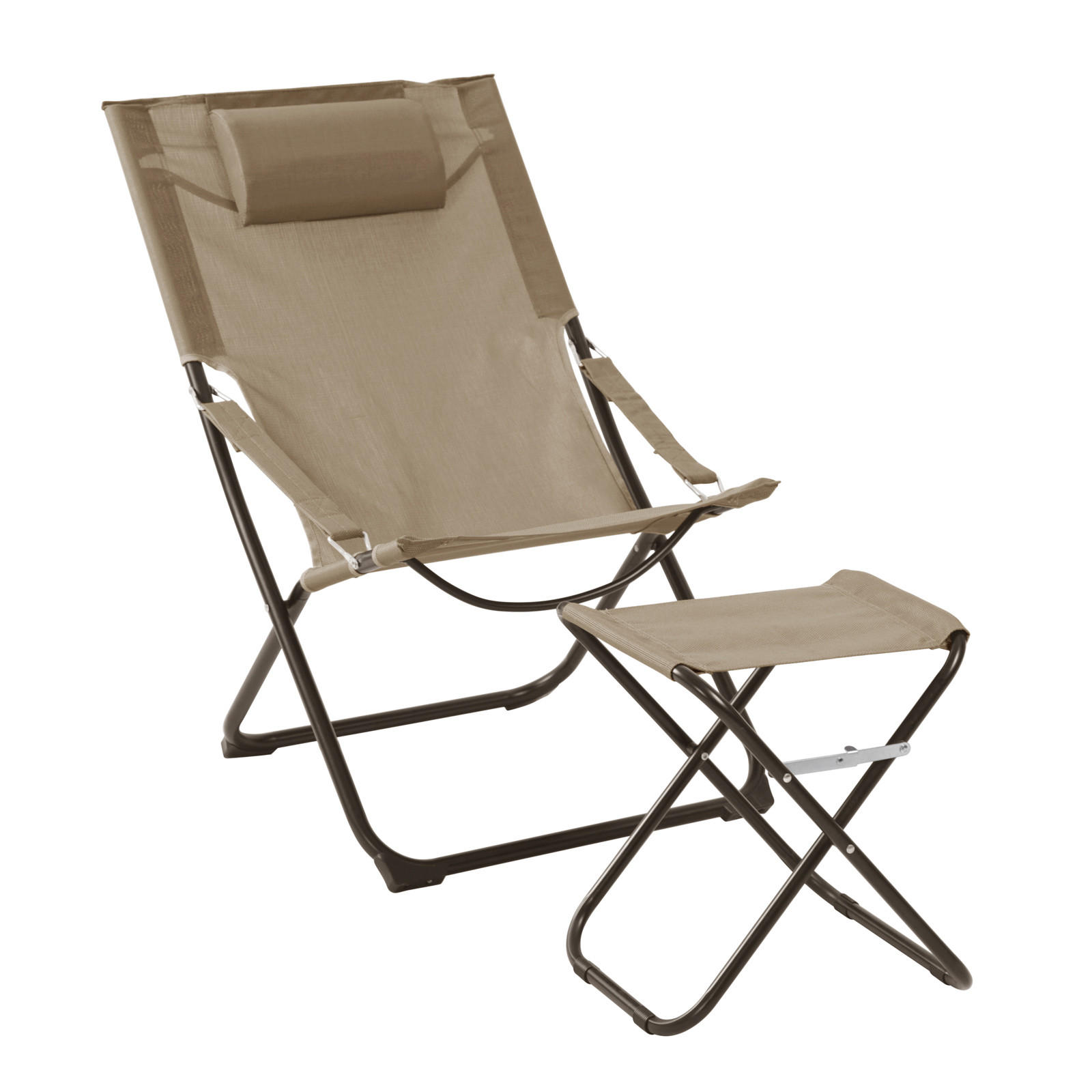 Svita Relaxsessel Taupe 61x93x77 cm