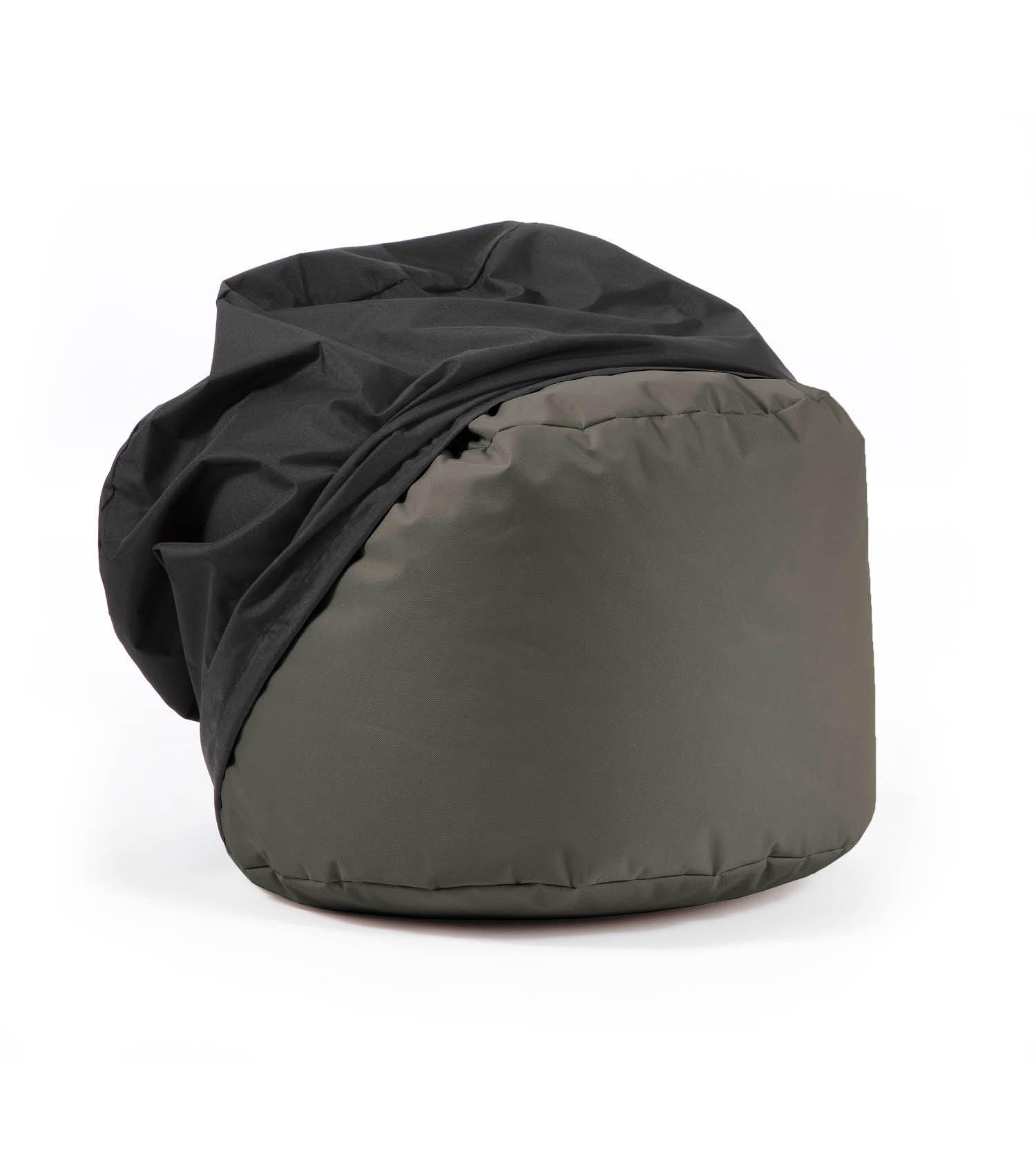 POUF mit Schutzhülle Der Ruhepouf - Anthrazit, Textil (60/40/60cm) - Mokebo
