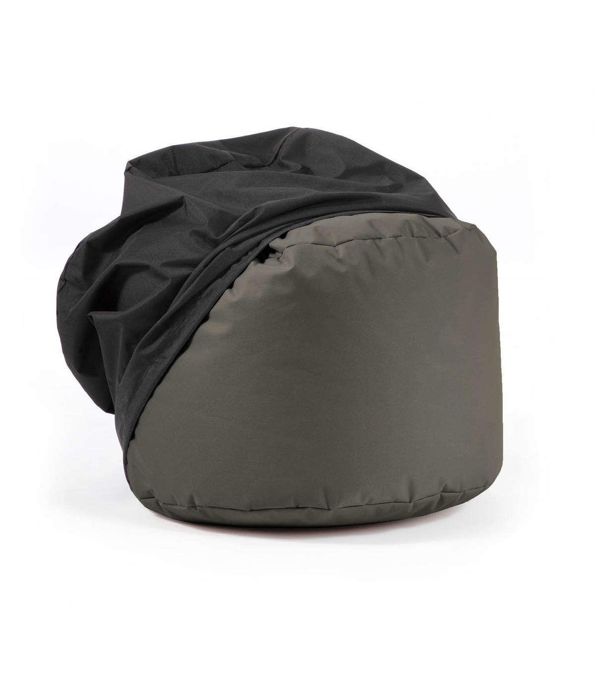 POUF mit Schutzhülle Der Ruhepouf - Anthrazit, Textil (60/40/60cm) - Mokebo