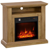 ELEKTROKAMIN DE-17042 3D-Flammeneffekt mit Fernbedienung Holzoptik Braun - Braun, Holzwerkstoff (81.5/76.2/30cm) - ComfortXL