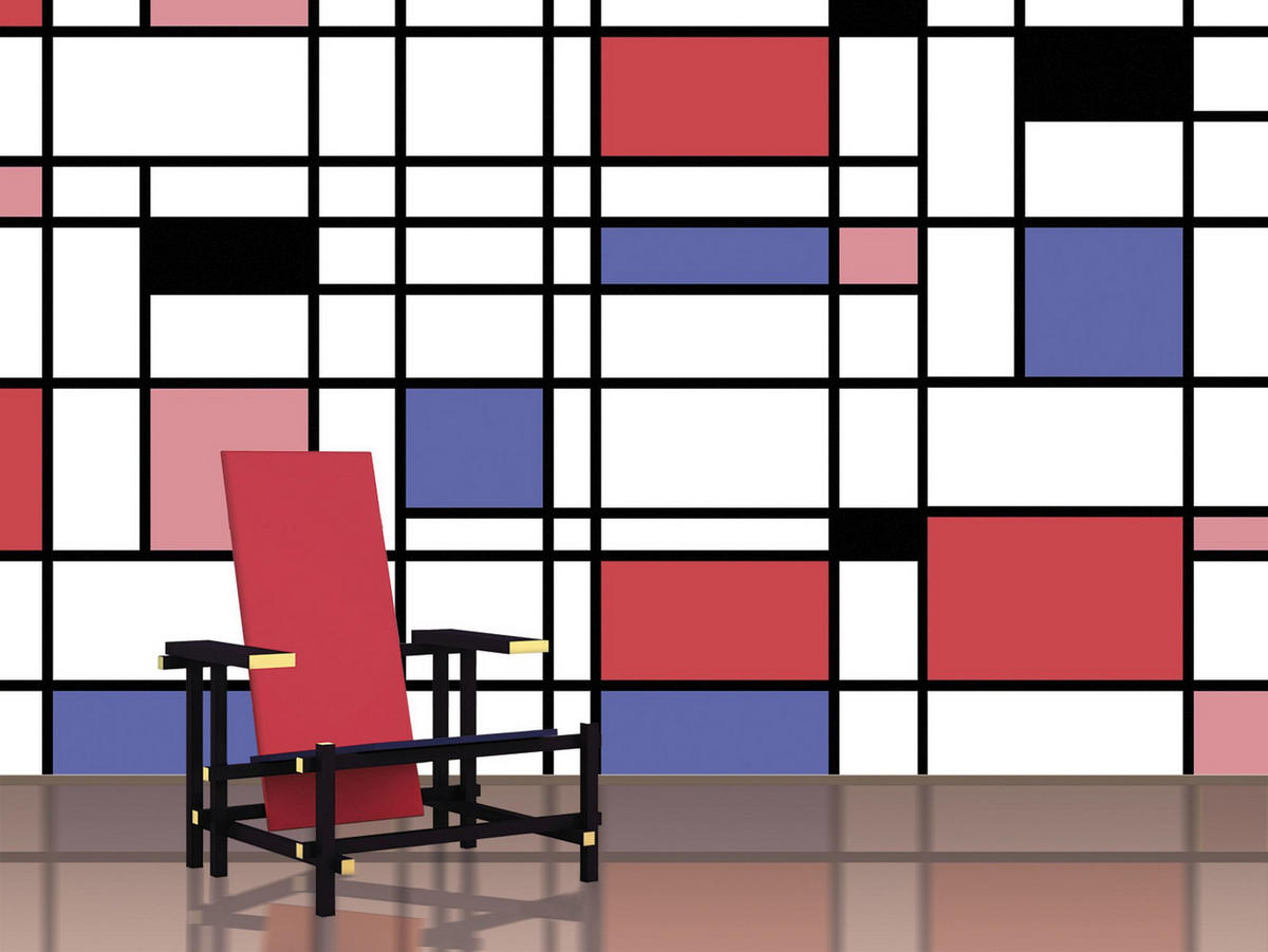 FOTOTAPETE künstlerisch 424 x 280 cm - Weiß, Papier (424/280cm) - Sanders & Sanders
