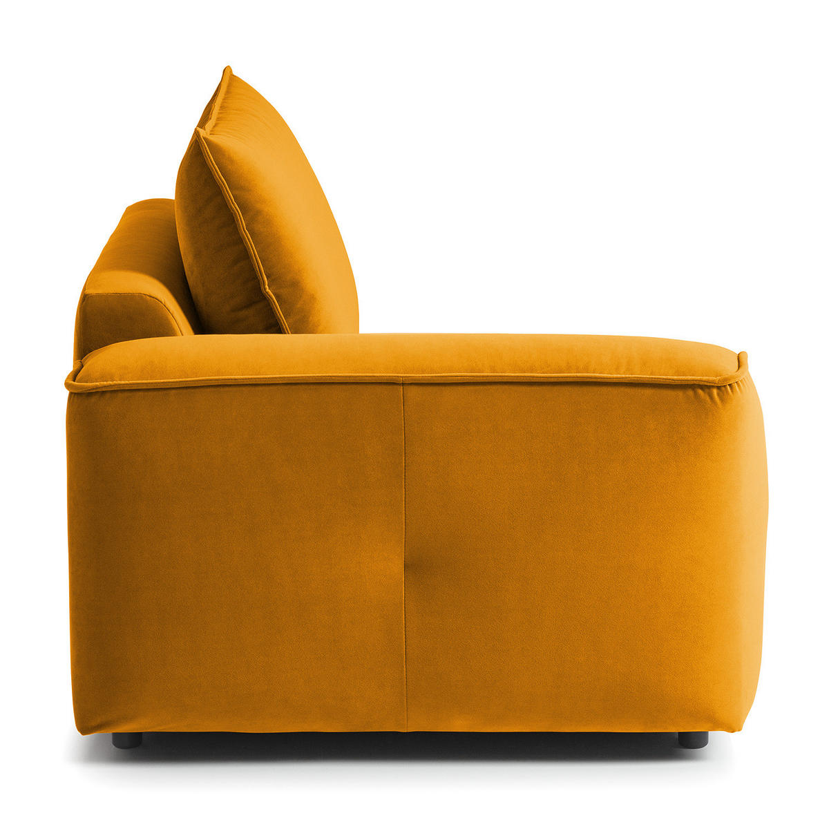 MODULSESSEL - Orange, Holz/Textil (104/82/99cm) - home24