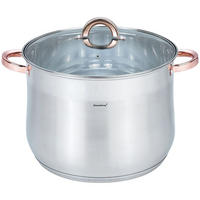 TOPF Silber 40/30/23 cm KB7796 - Silberfarben, Metall (30cm) - Klausberg 