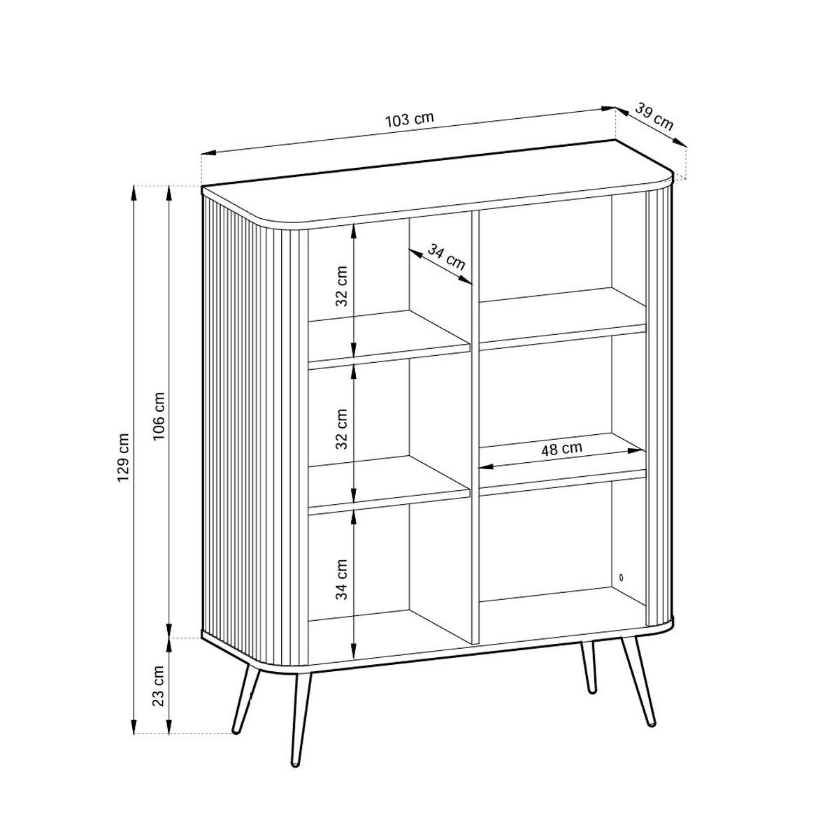 KOMMODE Eva Kaschmir, Beine Golden - Hellgrau, Holzwerkstoff (103/129/39cm) - Pillovely