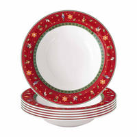 SUPPENTELLER Toy's Delight rot ø 23 cm 6er Set - Rot, Keramik (23cm) - Villeroy & Boch