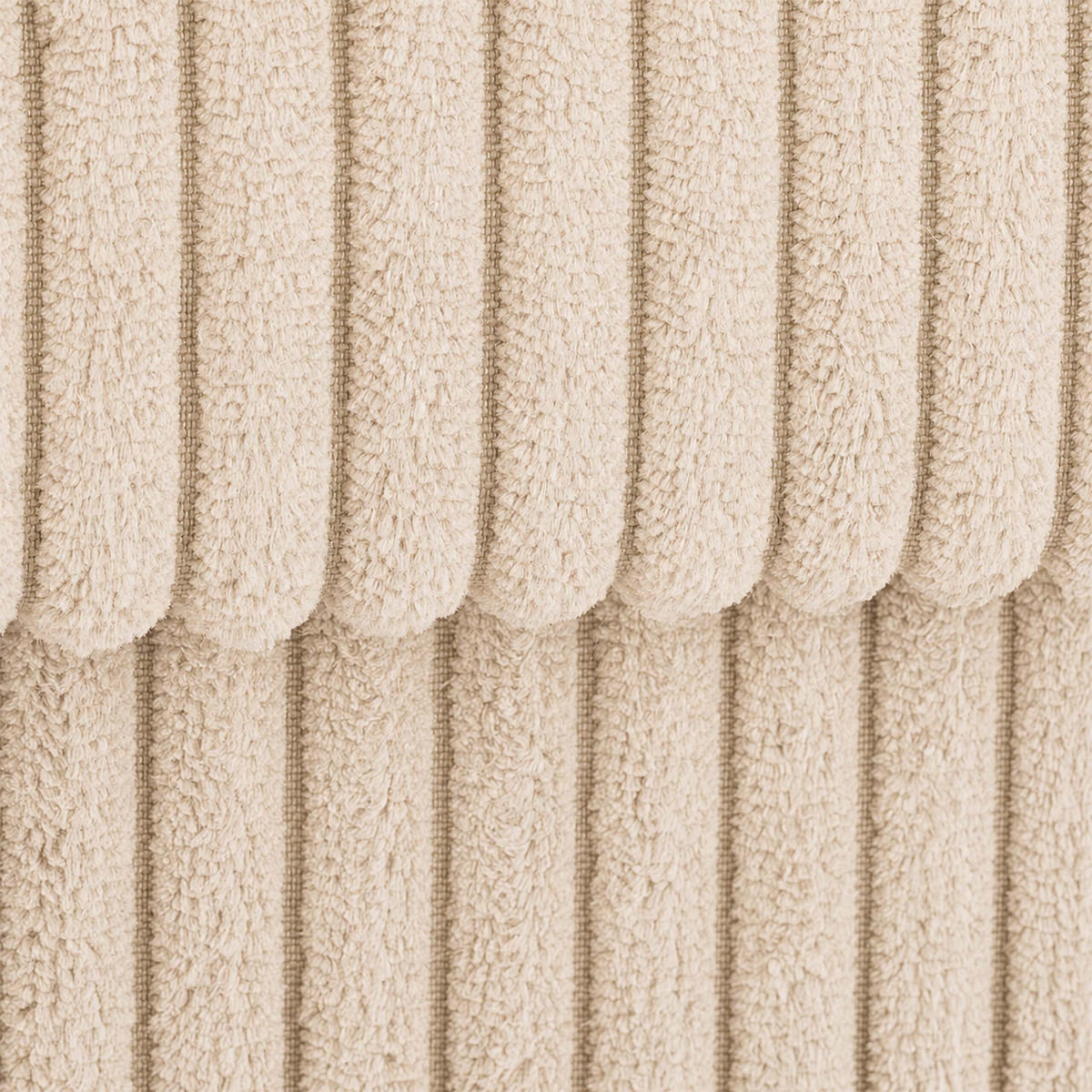 SITZWÜRFEL Beige faltbar Stauraum - Beige, Holzwerkstoff/Textil (38/38/38cm) - Relaxdays