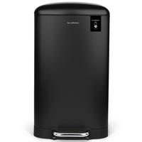 TRETMÜLLEIMER 40L - schwarze Ausführung N°867 - Schwarz, Metall (37.5/67.5/35.5cm) - Les Collectors