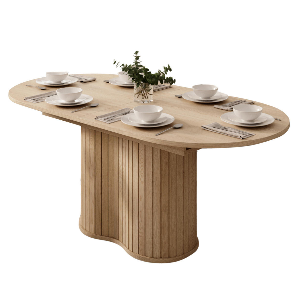 ESSTISCH modern KAMA Eiche cremona - Braun, Holzwerkstoff (52/180/76cm) - Compleo24