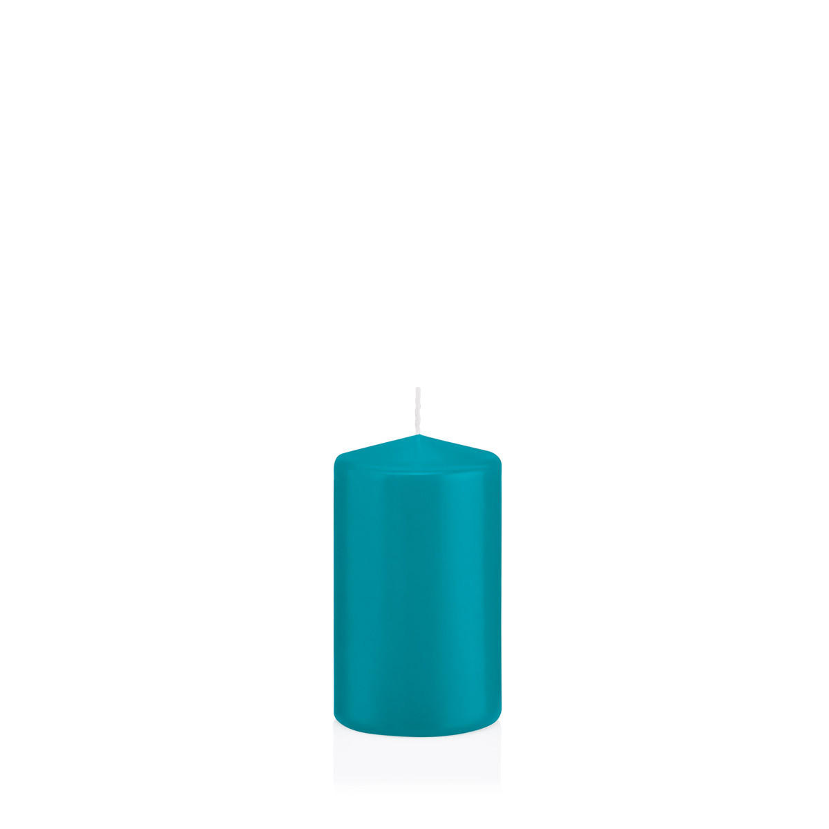 STUMPENKERZEN Azurblau Ø 48 x 100 mm, 24 Stück - Hellblau, Paraffin (5/10cm) - Wiedemann Kerzen