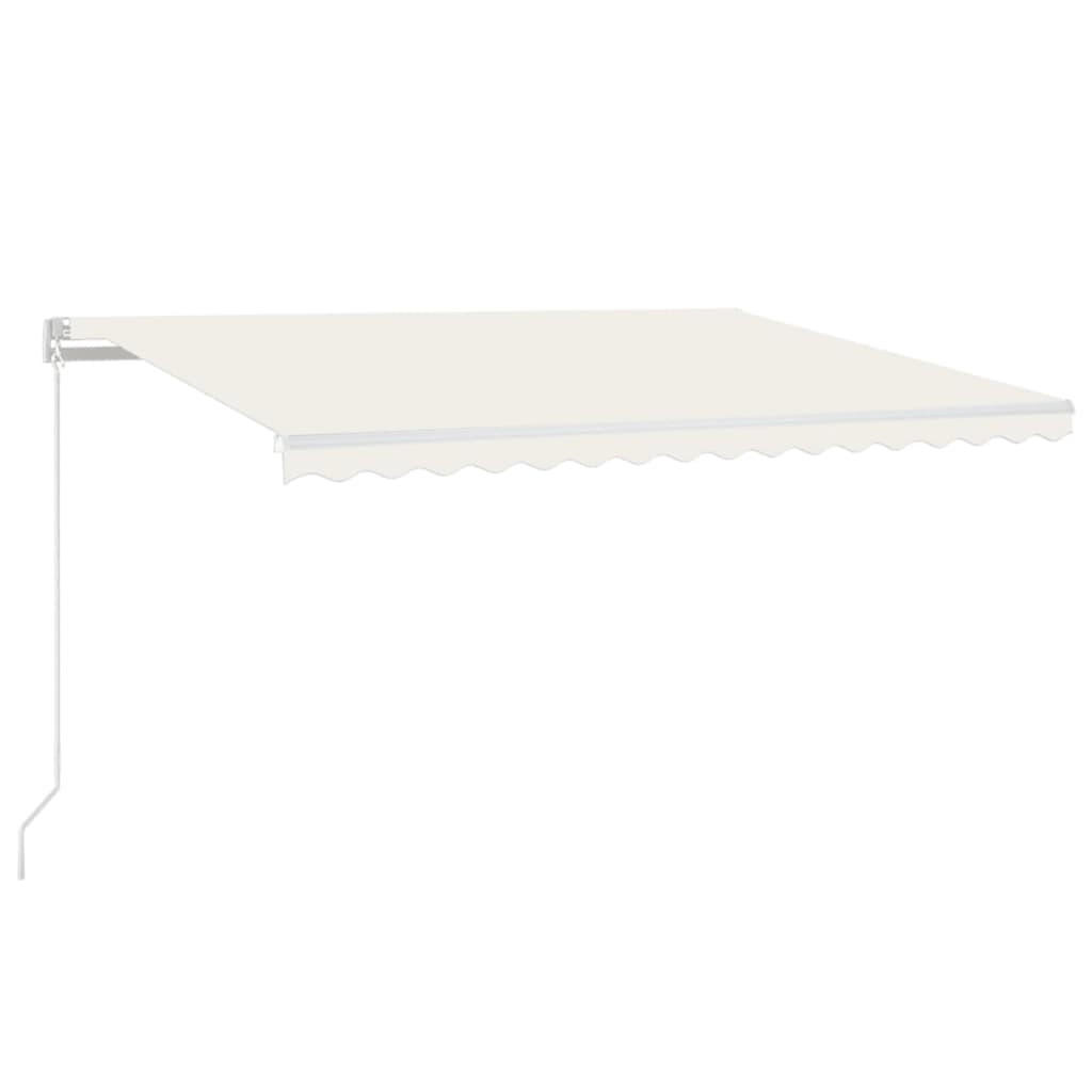 MARKISE Automatisch Einziehbar 450x300 cm Creme - Creme, Metall (450/1/450cm) - furnicato
