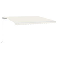 MARKISE Automatisch Einziehbar 450x300 cm Creme - Creme, Metall (450/1/450cm) - furnicato