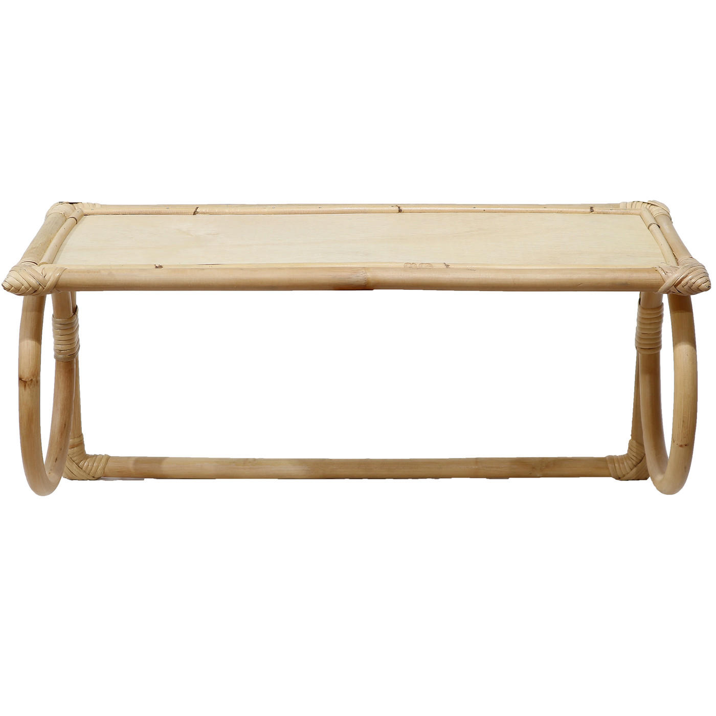 WANDREGAL aus Rattan 60x25x30cm, natürlich - Braun, Naturmaterialien (25/30/60cm) - Giga Meubel