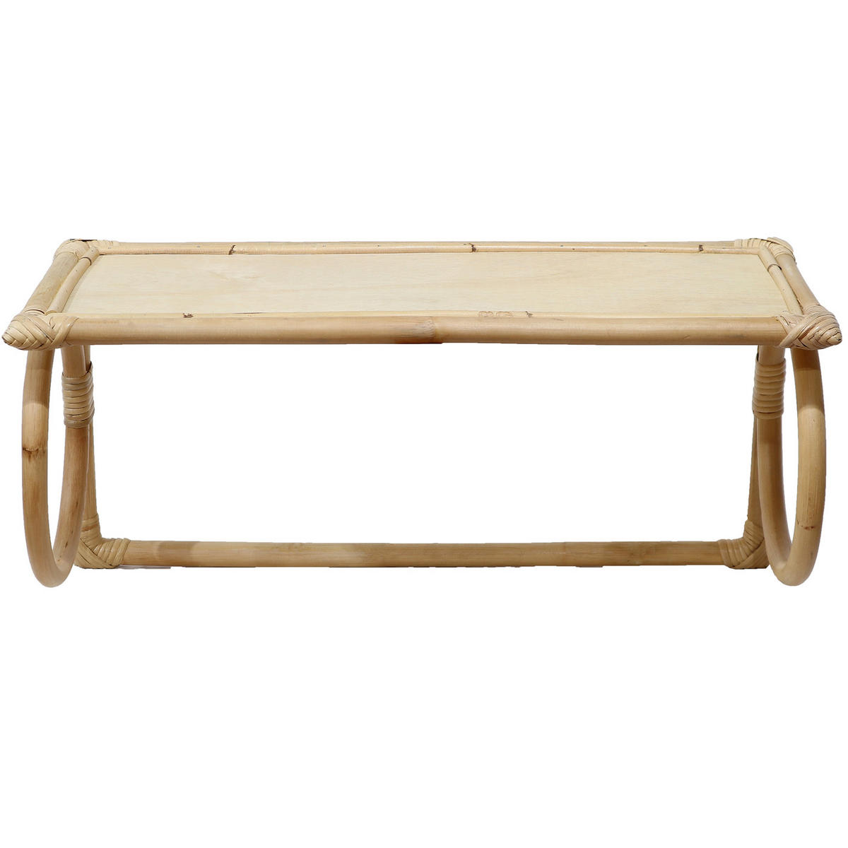 WANDREGAL aus Rattan 60x25x30cm, natürlich - Braun, Naturmaterialien (25/30/60cm) - Giga Meubel