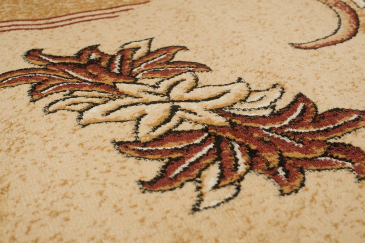 TEPPICH ATLAS Dunkelbraun Hellbraun 60/100 cm - Hellbraun/Dunkelbraun, Textil (60/100cm) - Tapiso