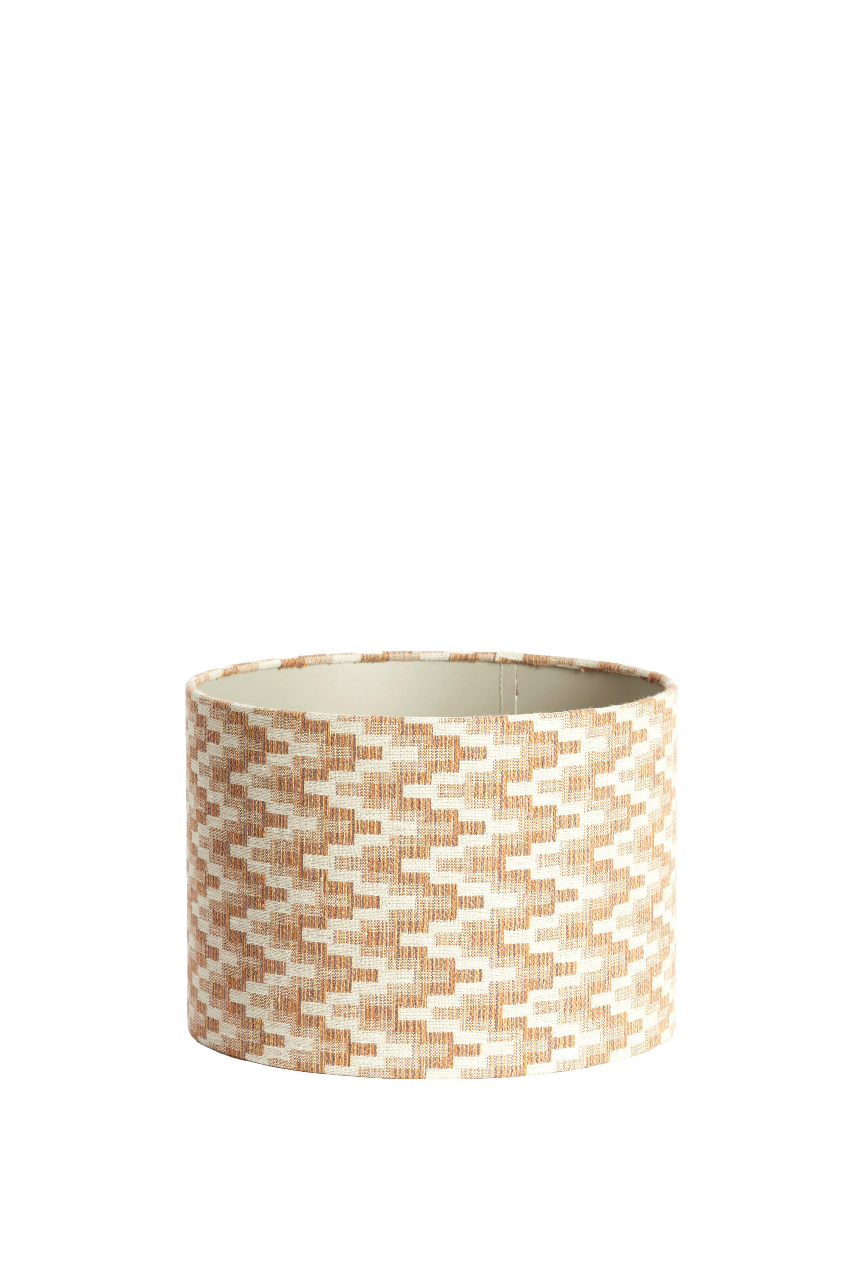 LAMPENSCHIRM Jinx Braun 30/30/21 cm - Braun, Textil (30/30/21cm) - Light & Living