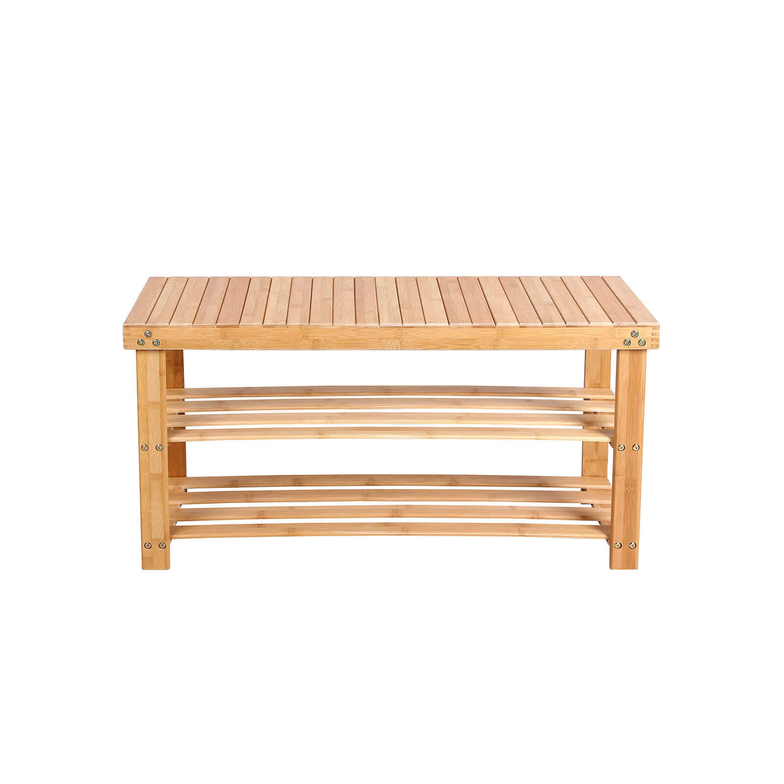 Hansiro Sitzbank Eukalyptusholz 45x28x90 cm