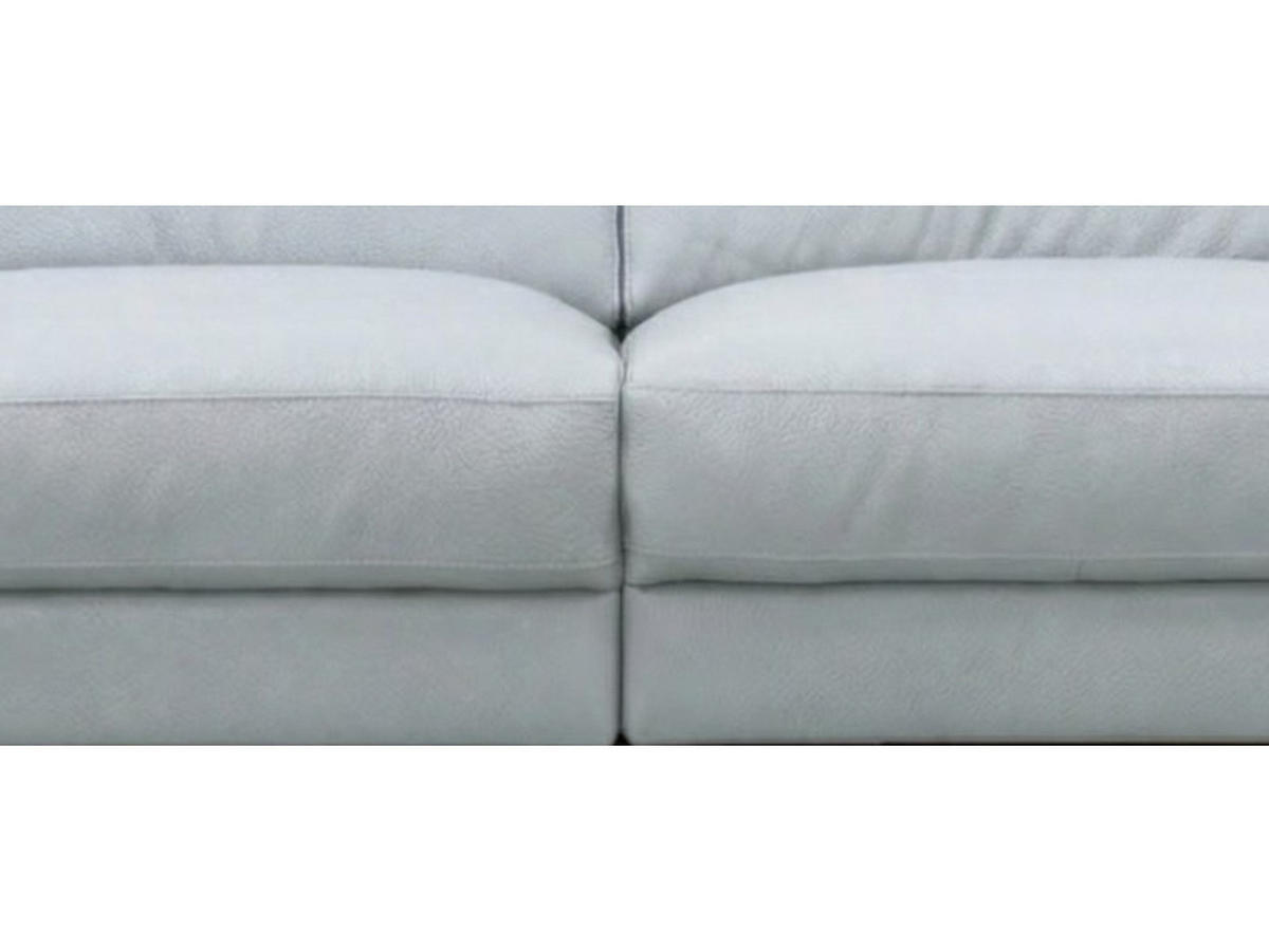 3-SITZER Sofa Planet Echtleder mit 1 x Relaxfunktion Weiß - Weiß, Leder/Metall (200/80/110cm)