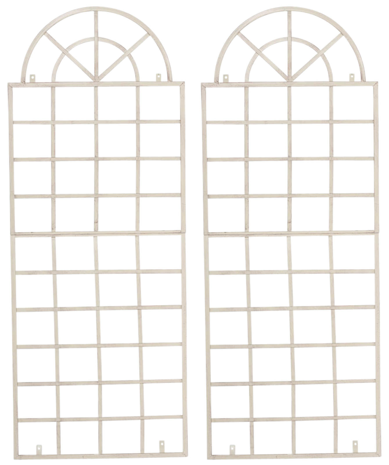 RANKGITTER Vivum - 2er Set antik-creme - Naturfarben, Metall (70/180/3cm) - TPFLiving