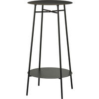 BEISTELLTISCH Reni Schwarz 35/35/60 cm - Schwarz, Metall (35/35/60cm) - Home Styling Collection