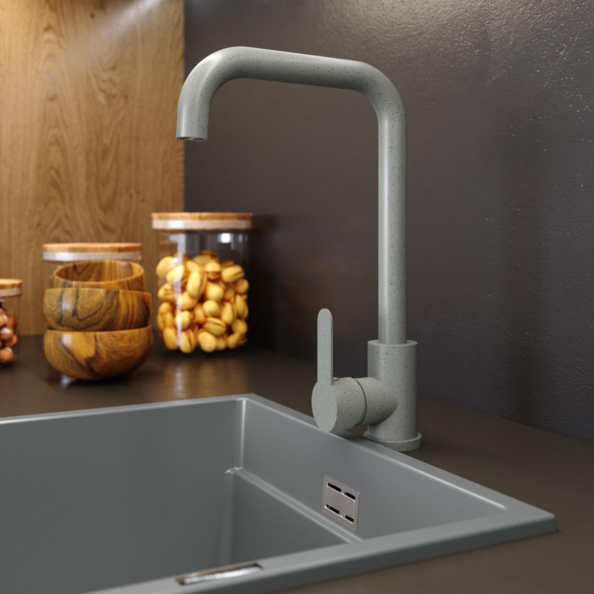 KÜCHENBATTERIE Steel - Grau, Metall (21/33/3cm) - Granitan