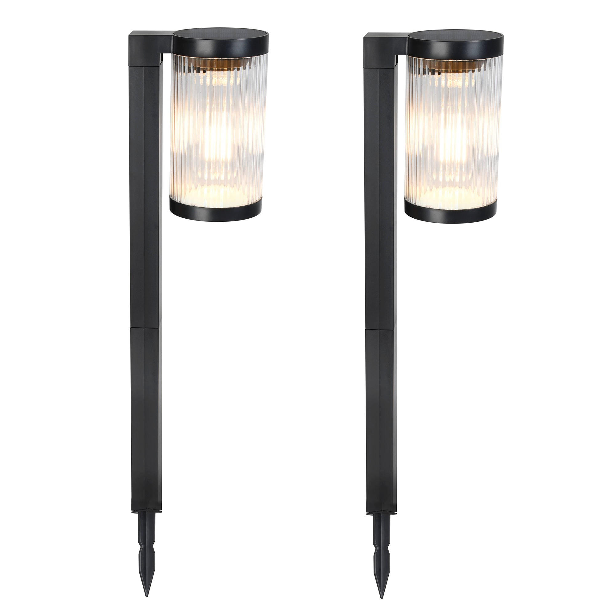 SOLARLEUCHTEN BEAMLIT schwarz - Schwarz, Kunststoff (11/7.8/58cm) - Lumisky