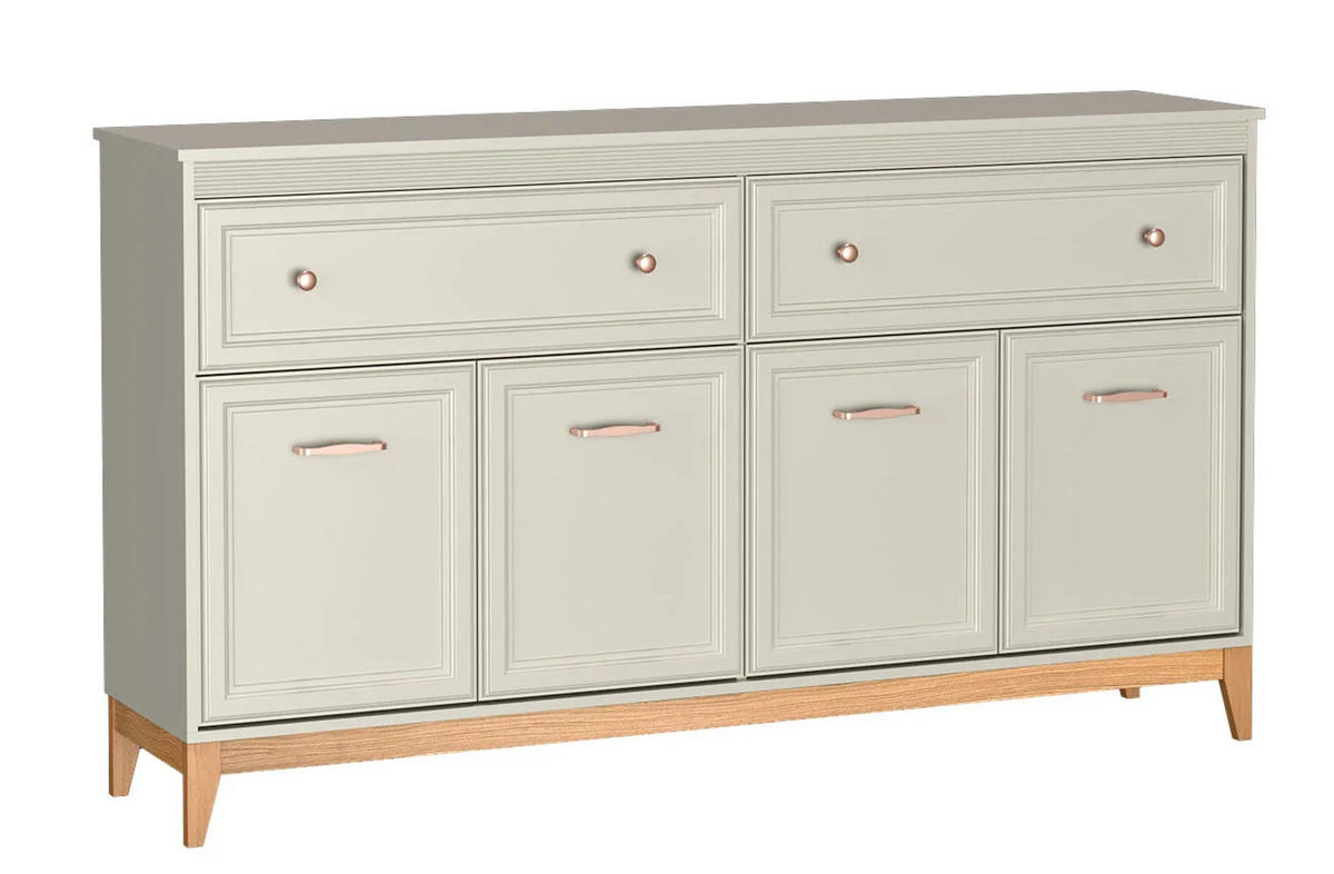 KOMMODE WINDSOR W-2 - Kaschmir, Holzwerkstoff (179/100/41cm) - Meblini