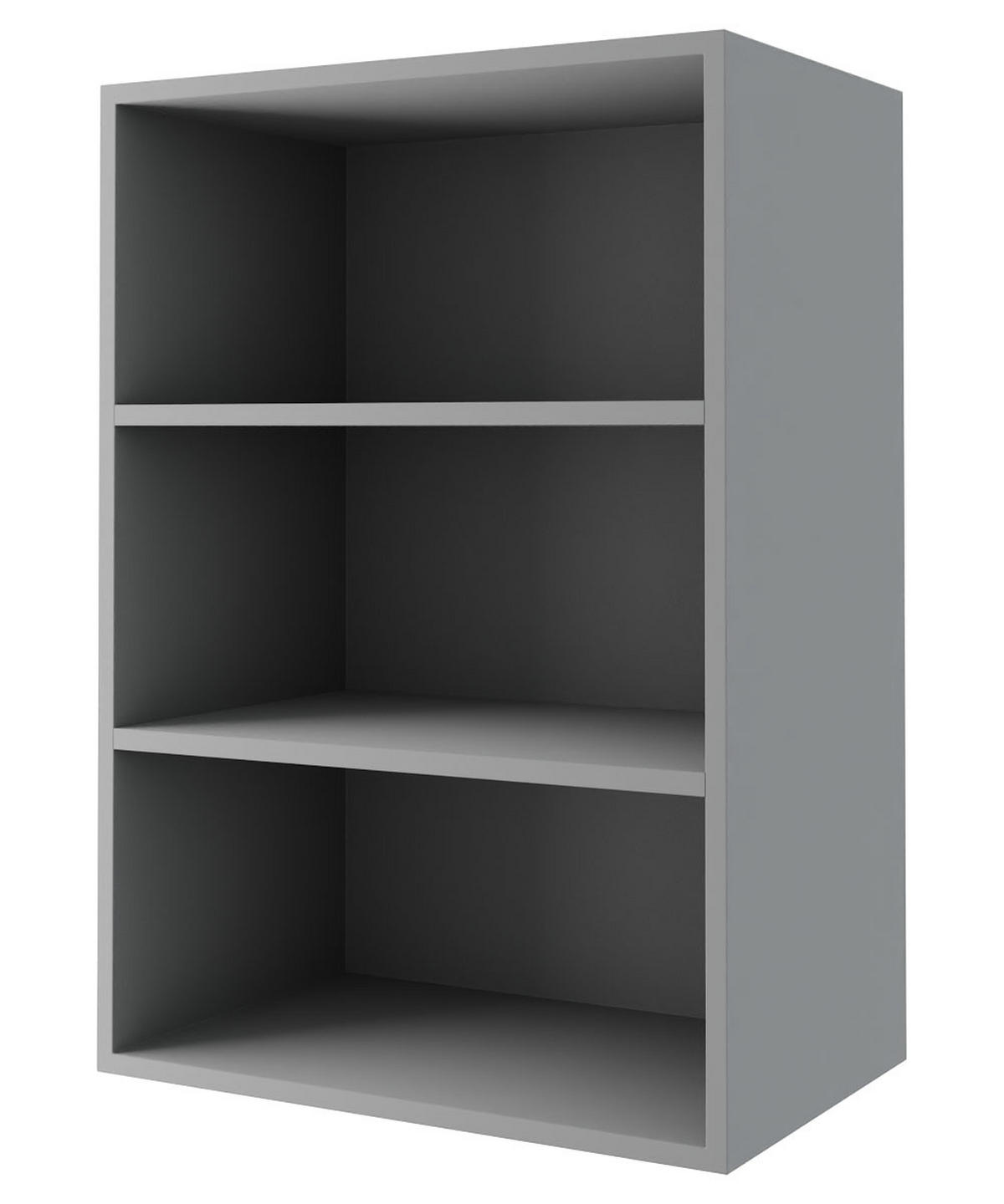 KÜCHENHÄNGESCHRANK Lamello W3/60 Schwarz Matt / Grau 60 / 32,5 / 72cm - Schwarz/Grau, Holz/Holzwerkstoff (60/72/32.5cm) - Feldmann-Wohnen