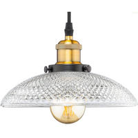 PENDELLEUCHTE Rosa - Transparent/Goldfarben, Glas/Metall (23/23/100cm) - kiki design