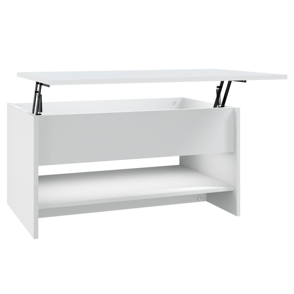 COUCHTISCH Weiß 80x50x40 cm Holzwerkstoff - Weiß, Holzwerkstoff (80/50/40cm) - furnicato