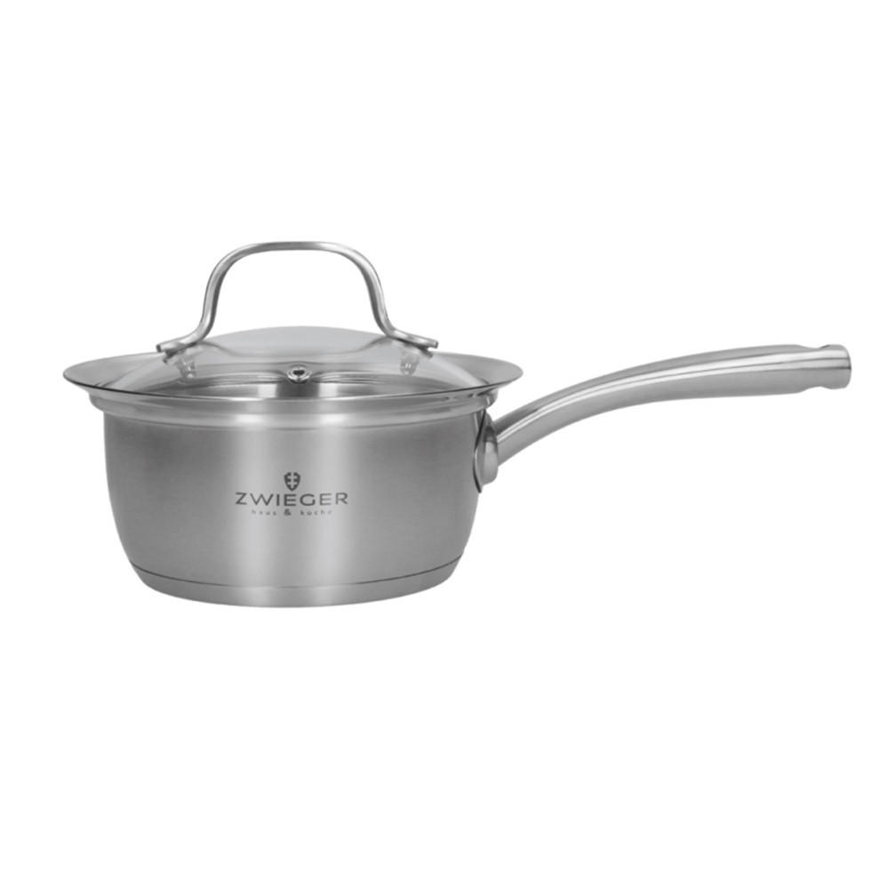 SCHMORPFANNE Sferic Silber 22/32.9/11.6 cm Metall - Silberfarben, Metall (22cm) - Mondex