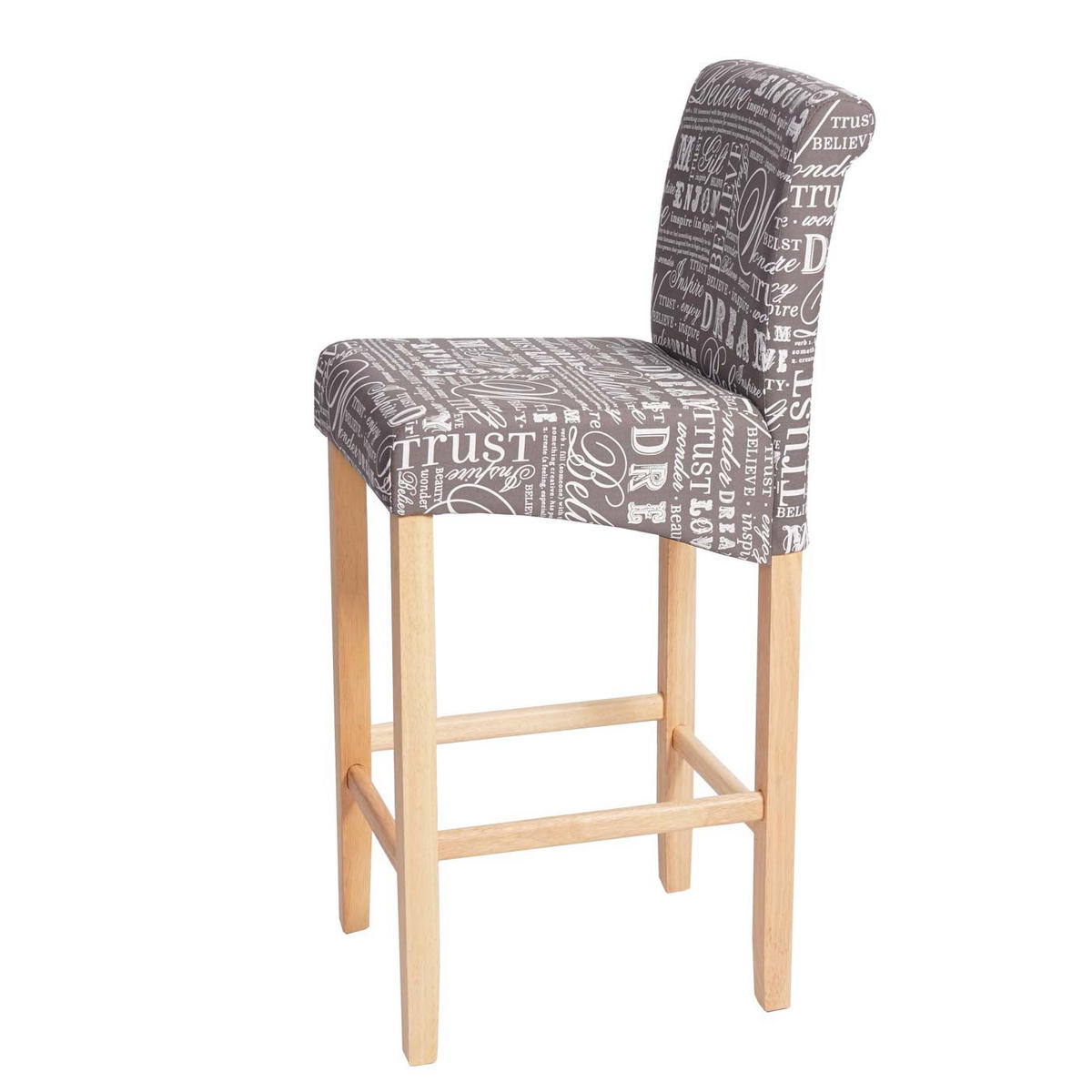 BARHOCKER Grau 2er-Set - Grau, Textil (39/105/53cm) - MCW