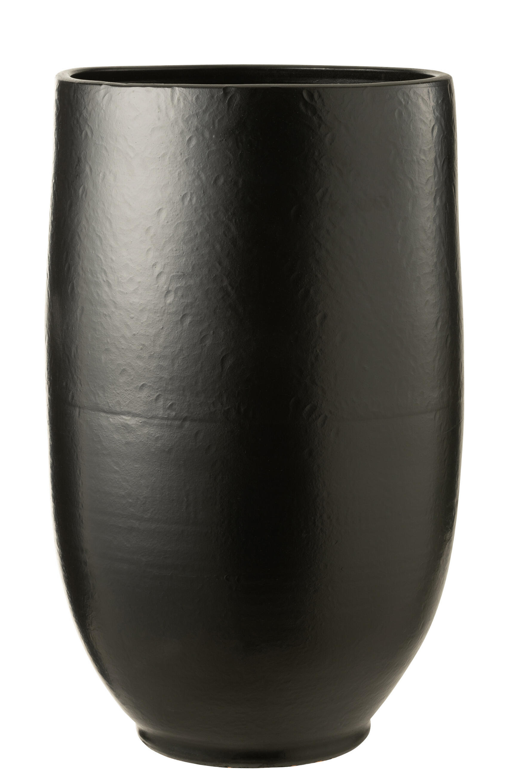 VASE YING - Keramik - Schwarz - L - Ø 35 cm - Schwarz, Keramik (90cm) - J-Line