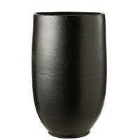 VASE YING - Keramik - Schwarz - L - Ø 35 cm - Schwarz, Keramik (90cm) - J-Line