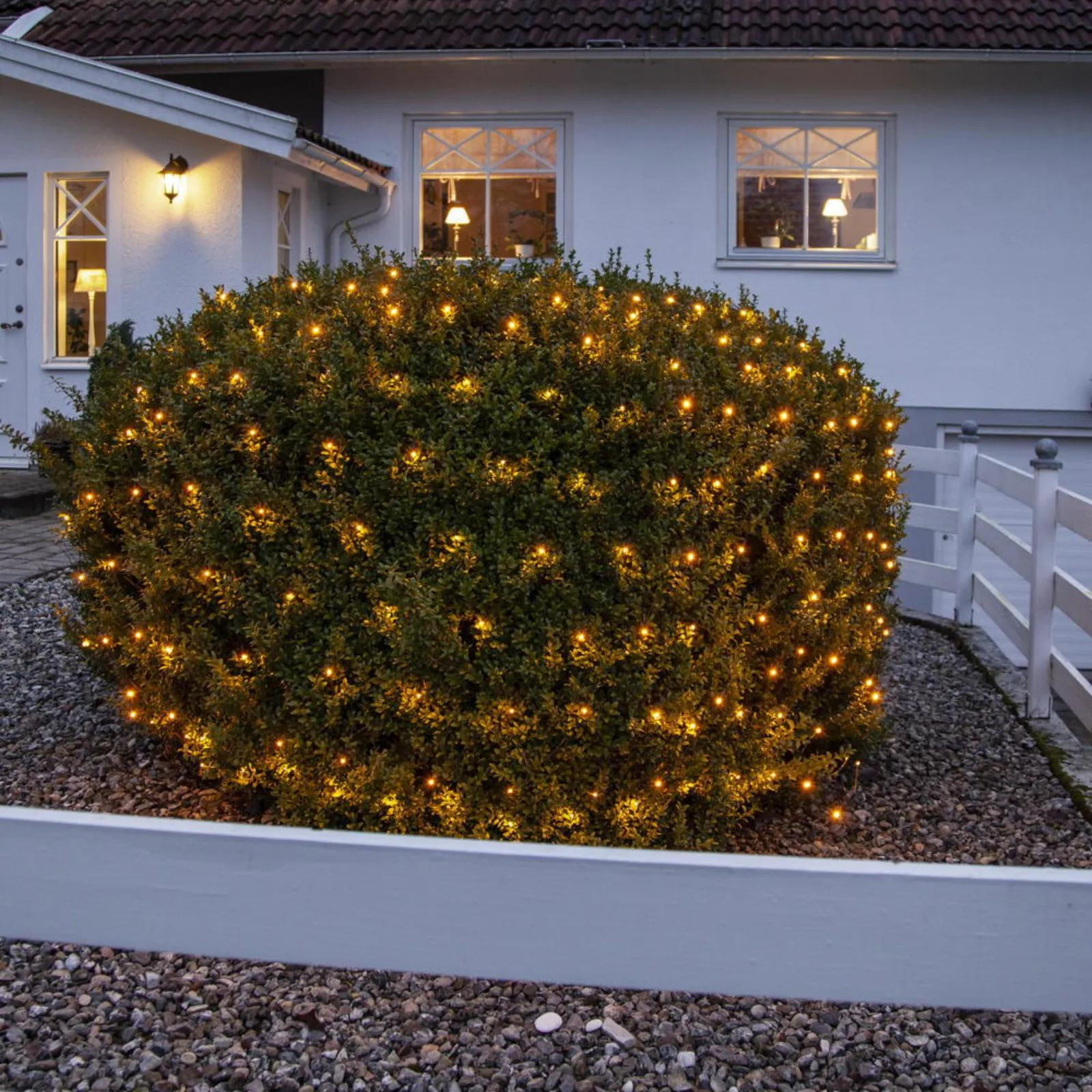 LICHTERKETTE Golden - Schwarz, Kunststoff (200cm) - click-licht