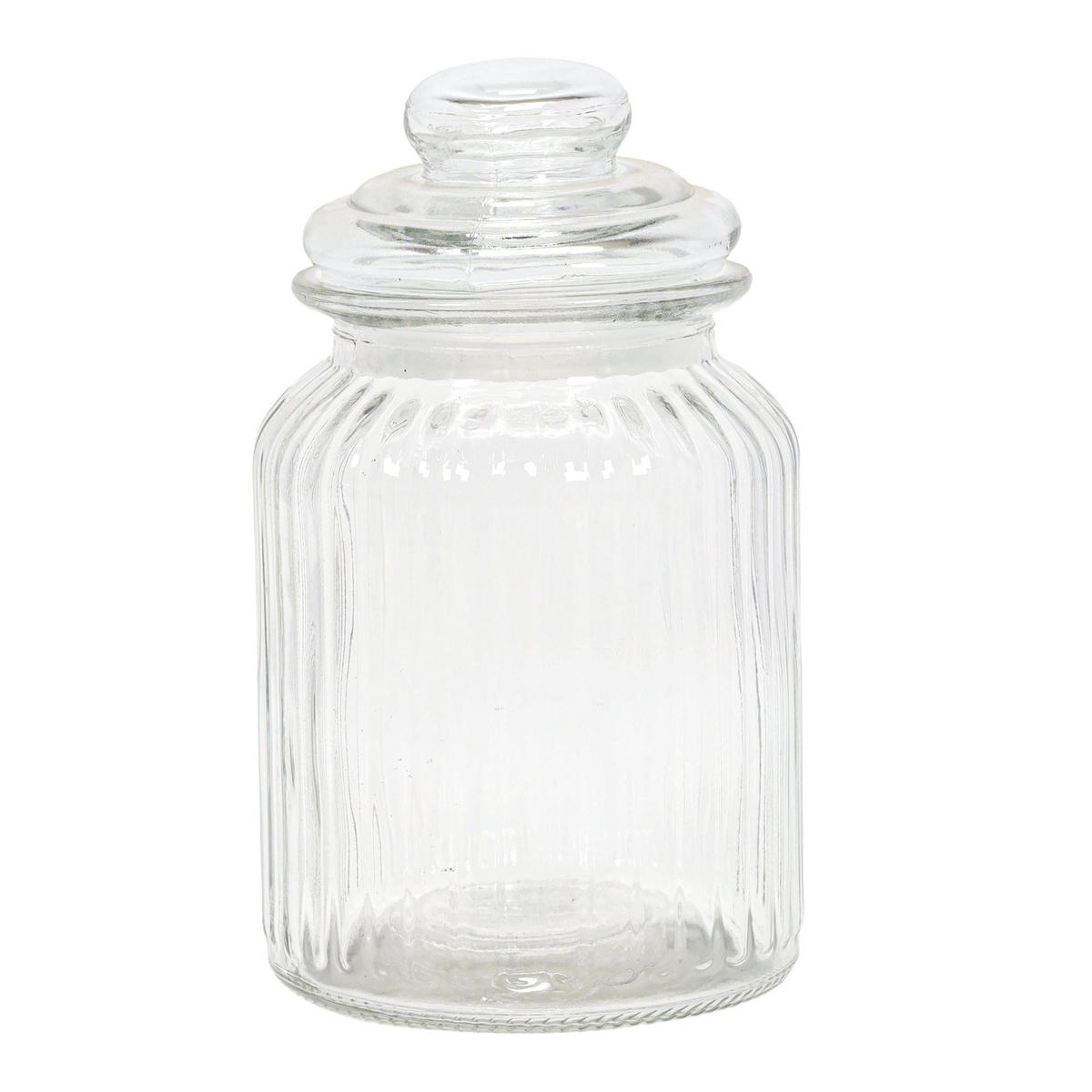 GLAS mit dicht schließendem Deckel 750 ml 11/11/19 cm - Transparent, Glas (11/19/11cm) - Excellent Houseware