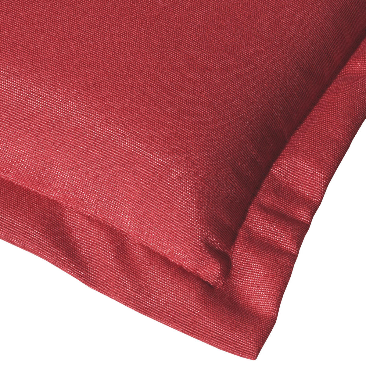 HOCHLEHNERAUFLAGE Loft HL 120/50/6 Rot - Rot, Textil (50/6/120cm) - Beautissu 