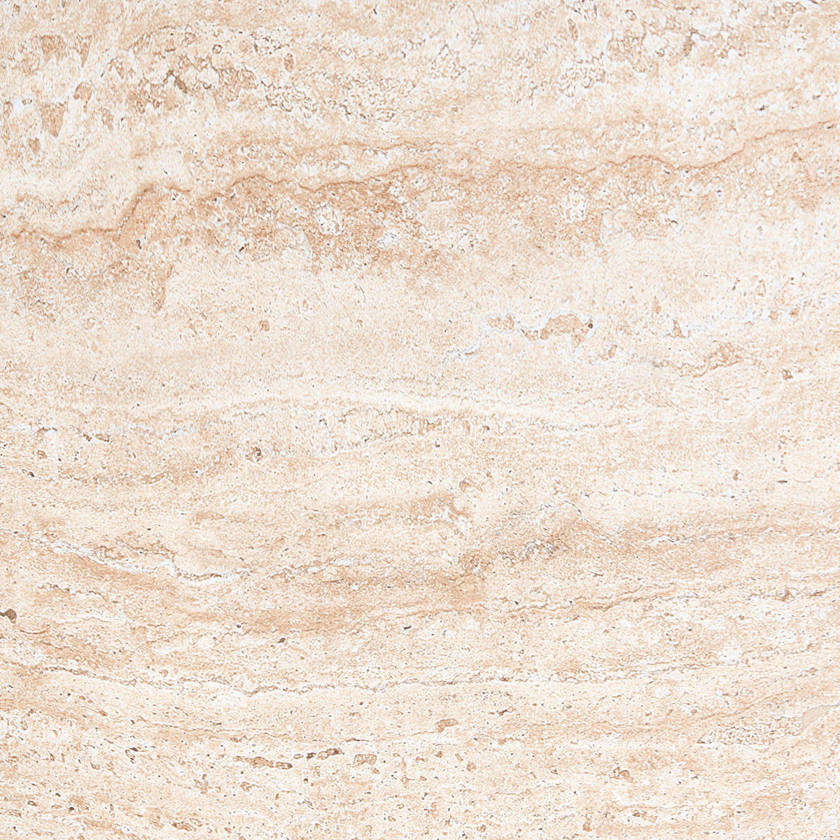 BEISTELLTISCH 40/58 cm Travertinoptik Ricadi - Beige, Keramik (40/58/52cm) - Beliani
