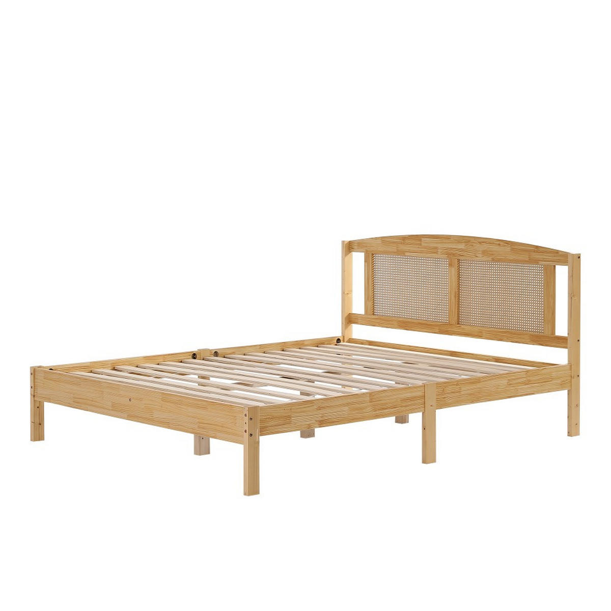 JUGENDBETT 160X200cm in Natur Wood - Naturfarben, Holz (160/200cm) - KOMHTOM