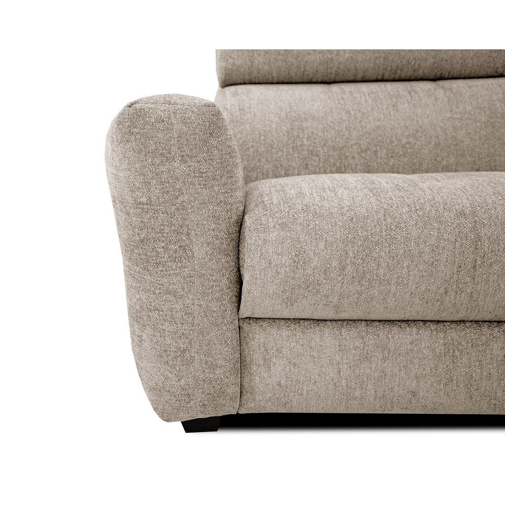 Thumbnail - Courtois Laville Sofa, Ecru, Textil, 3-Sitzer, Rechteckig, 204x79x106 cm, Wohnzimmer, Sofas & Couches, Sofas, Heimkino S...