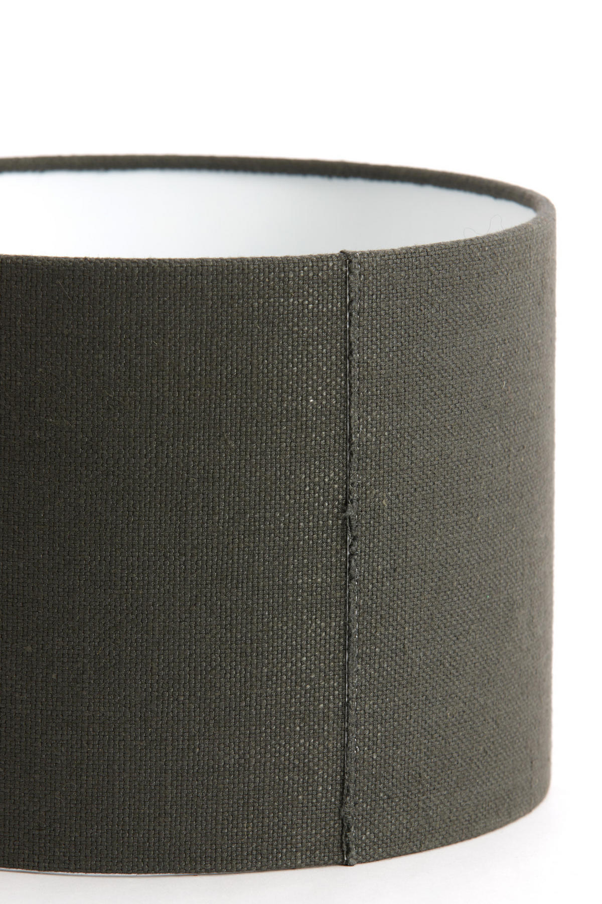 LAMPENSCHIRM Livigno Grau Ø25/18 cm - Grau, Textil (25/25/18cm) - Light & Living