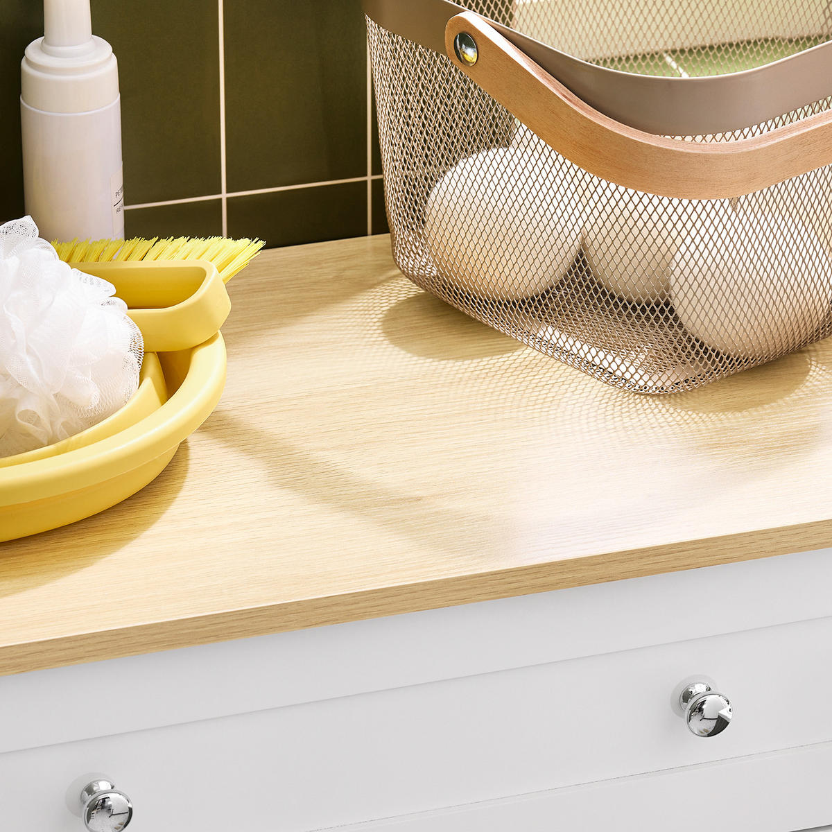 KOMMODE Weiß - Weiß, Holzwerkstoff (60/88/35cm) - SoBuy