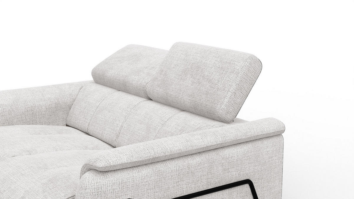 RELAXSOFA RODEN 2-Sitzer, creme - Creme, Holz/Textil (152/82/103cm) - Courtois Laville