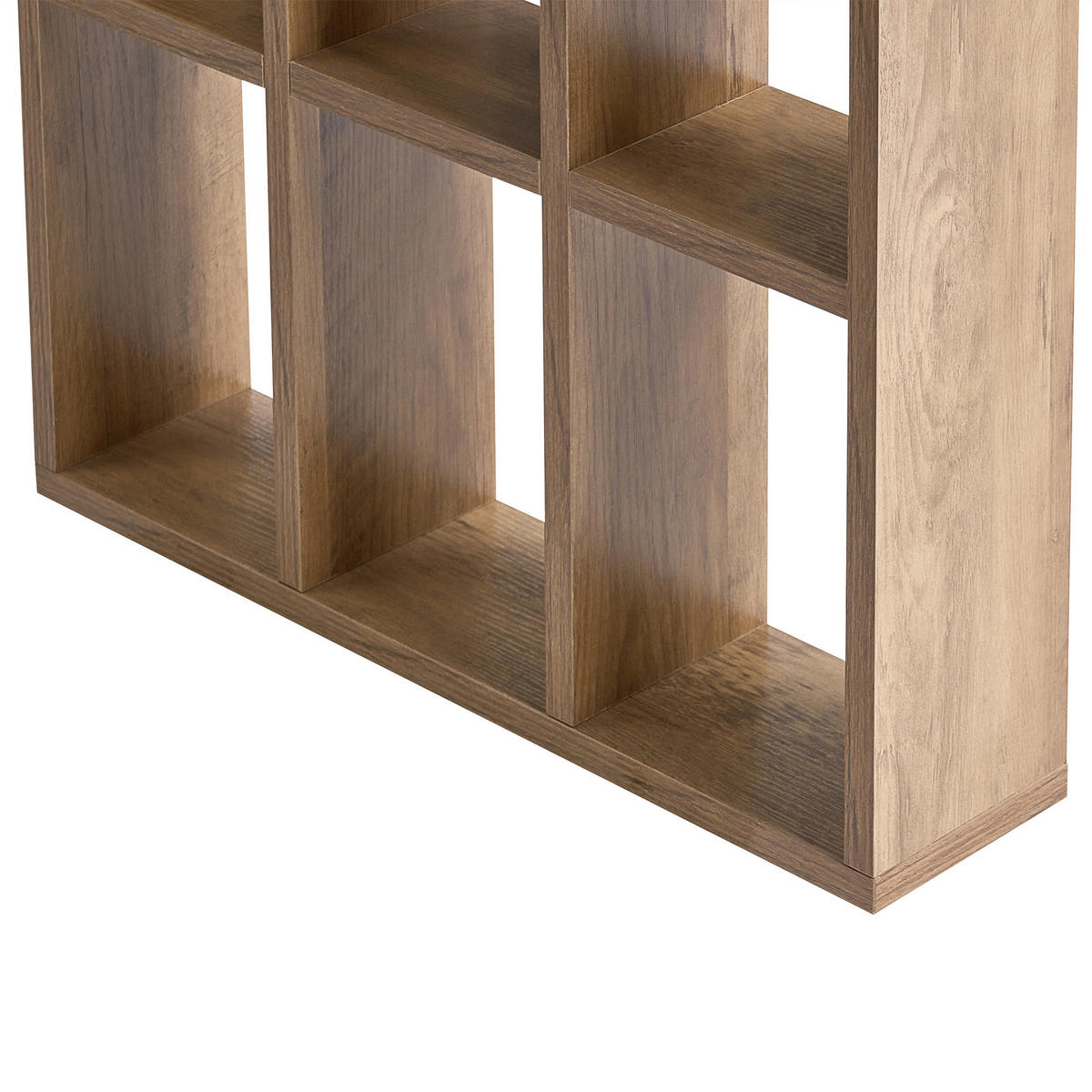 PSACÍ STŮL Světle hnědý 120/60 cm s přihrádkami Elura - hnědá, kompozitní dřevo (60/120/75cm) - Beliani