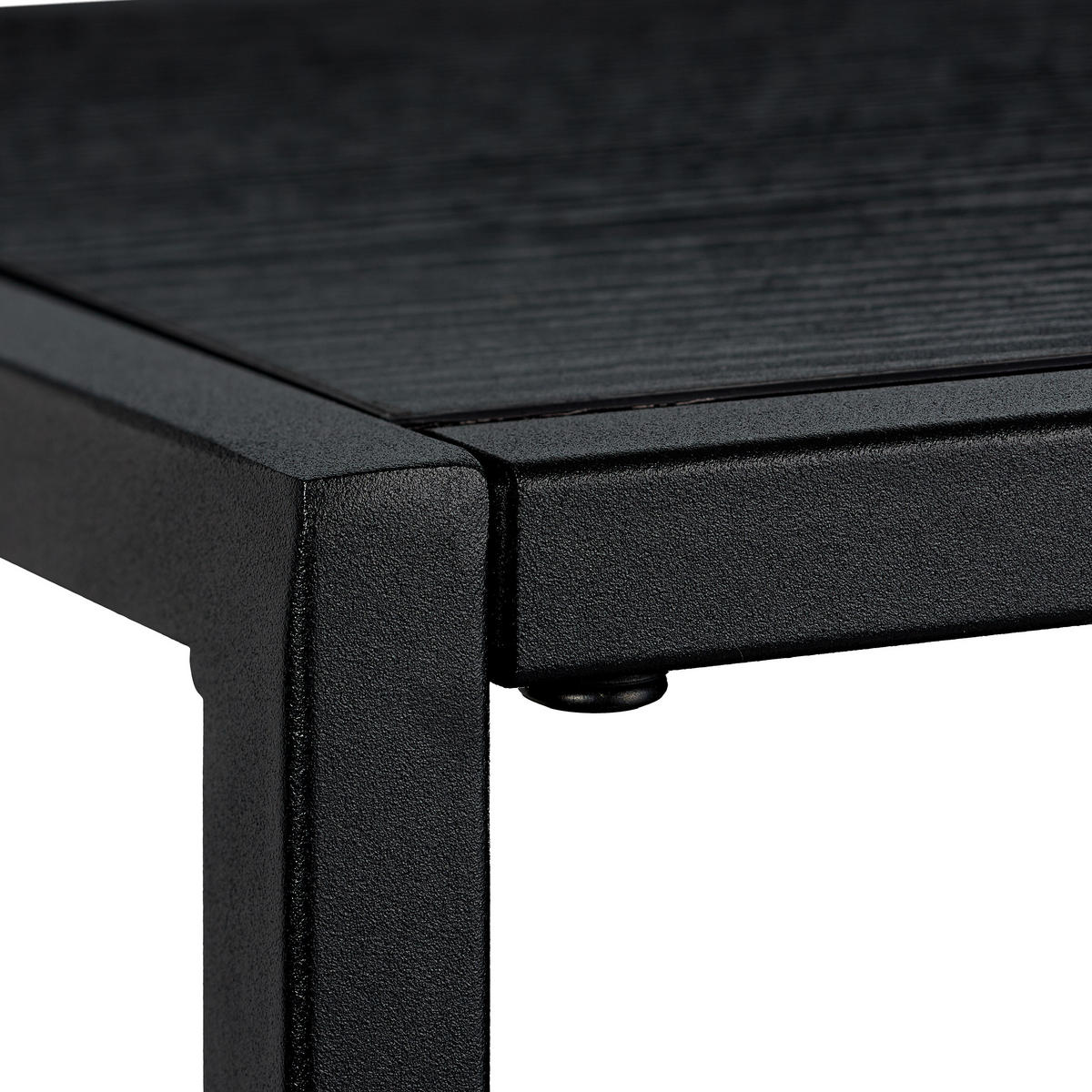KONSOLENTISCH - Schwarz, Holzwerkstoff/Metall (30/110/70cm) - Relaxdays