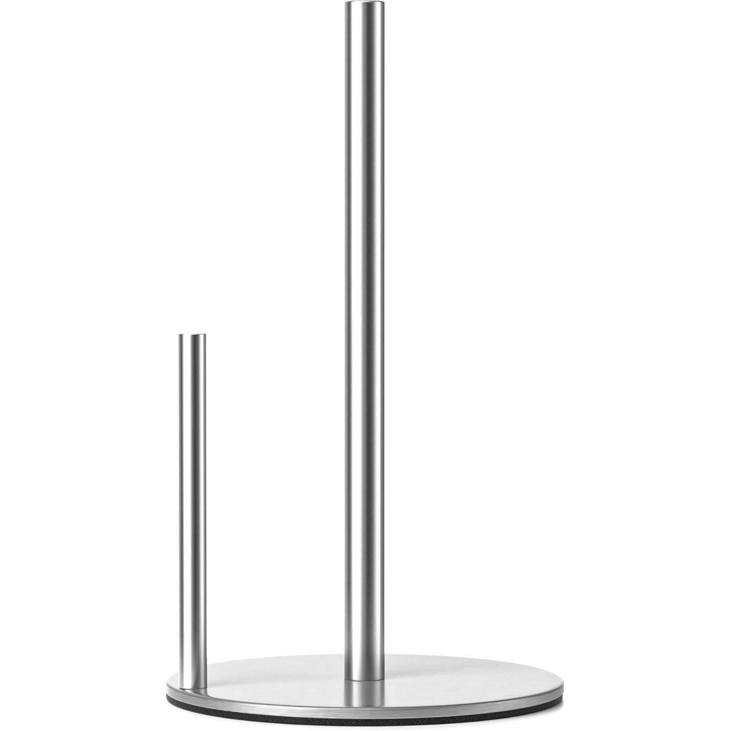 KÜCHENROLLENHALTER Edelstahl Silber 17 x 17 x 30 cm - Silberfarben, Metall (17/7.6/30cm)