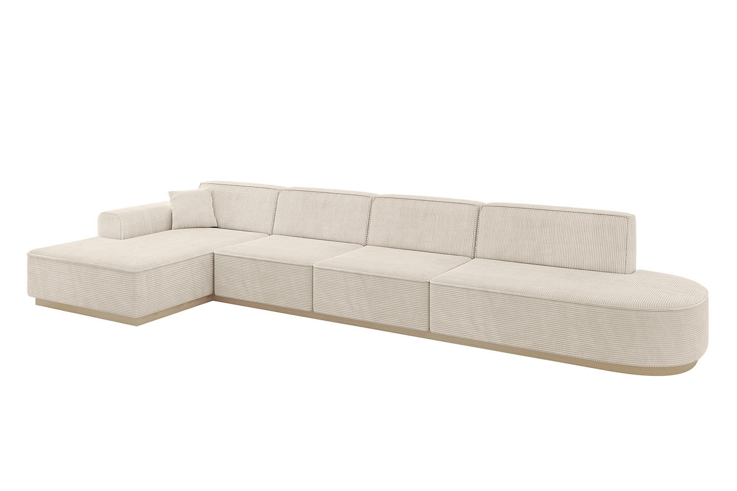 Altdecor Ecksofa Beige 412x165 cm