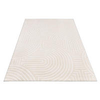 KURZFLORTEPPICH, einfarbig, aus Polyester, Florhöhe 9 mm, Creme, 240 x 340 cm - Creme, Textil (340/240cm) - KADIMA DESIGN
