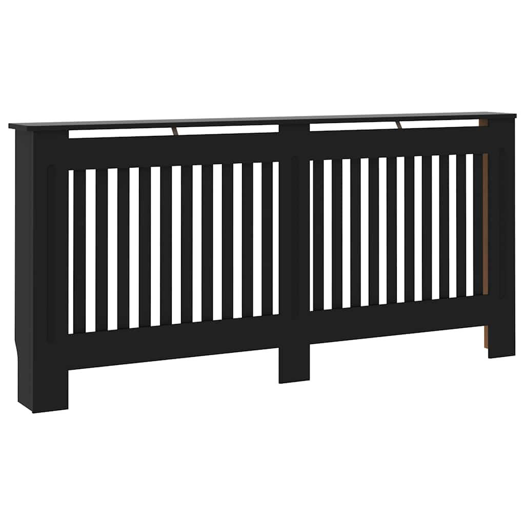 vidaXL Heizkörperabdeckung Schwarz 19x81x172 cm