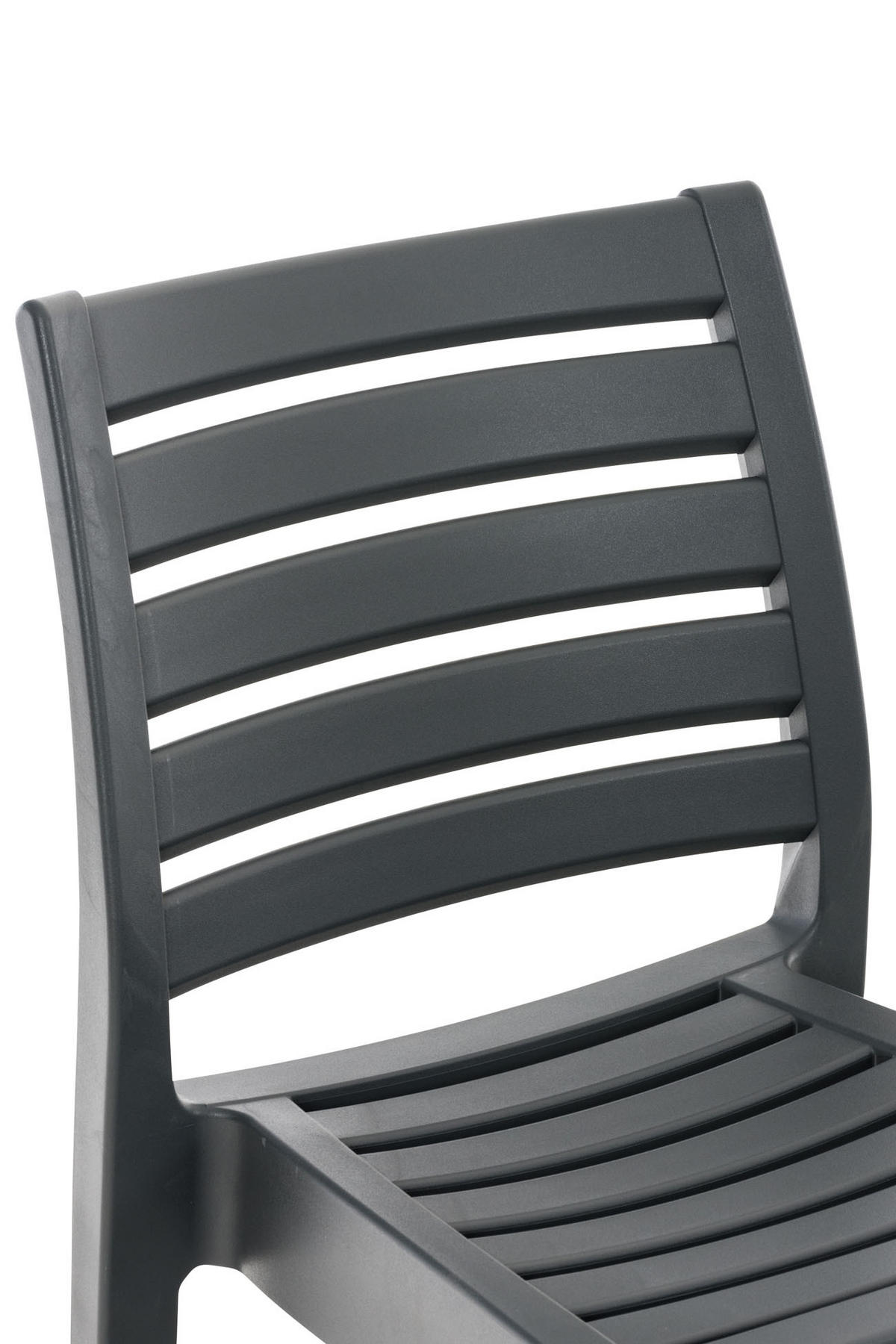 BARHOCKER 4er Set Kunststoff dunkelgrau - Chromfarben/Dunkelgrau, Kunststoff (45/105/51cm) - CLP